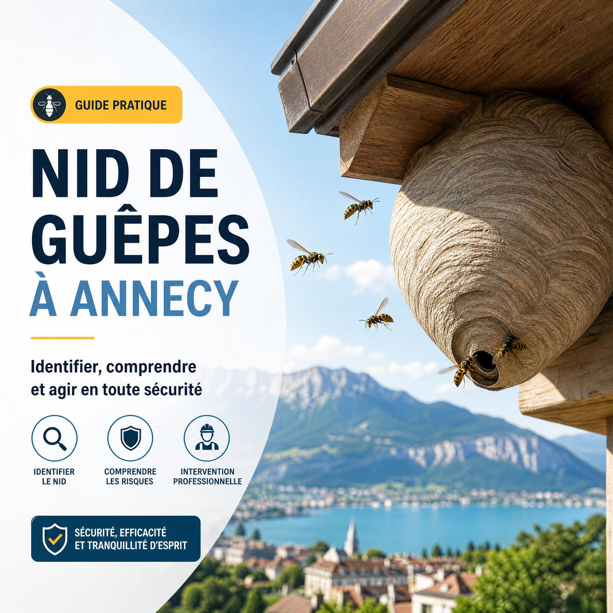 Guêpes autour des fruits tombés à Rumilly : comment réagir sans attirer un nid près de la maison ?