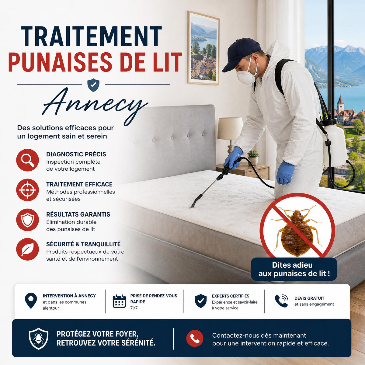 Retour de voyage à Annecy : quels signes de punaises de lit surveiller dans une valise ?