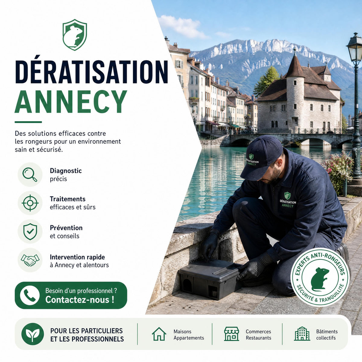 Rat dans la maison à Annecy : que faire après avoir découvert des crottes ou des traces ?
